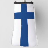 Golf Putter Abdeckung mit Flagge Finnlands Headcover (Rotieren 90)
