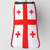 Golf Putter Abdeckung mit Flagge Georgiens Headcover (Rotieren 90)