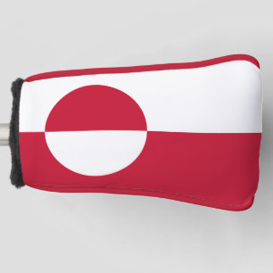 Golf Putter Abdeckung mit Flagge Grönlands Headcover