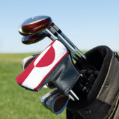 Golf Putter Abdeckung mit Flagge Grönlands Headcover (In Situ)