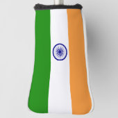 Golf Putter Abdeckung mit Flagge Indiens Headcover (Rotieren 90)