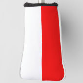 Golf Putter Abdeckung mit Flagge Indonesiens Headcover (Rotieren 90)