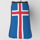 Golf Putter Abdeckung mit Flagge Islands Headcover (Rotieren 90)