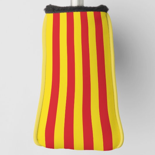 Golf Putter Abdeckung mit Flagge Kataloniens Golf Headcover (Rotieren 90)