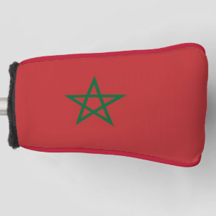 Golf Putter Abdeckung mit Flagge Marokkos Headcover