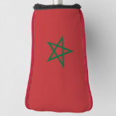 Golf Putter Abdeckung mit Flagge Marokkos Headcover (Rotieren 90)