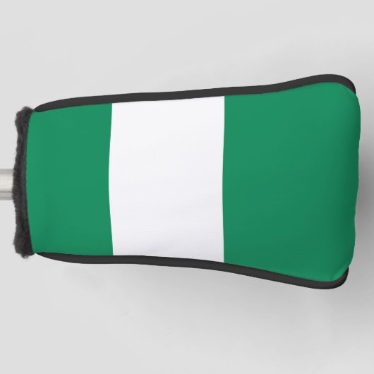 Golf Putter Abdeckung mit Flagge Nigerias Headcover (Vorderseite)