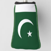 Golf Putter Abdeckung mit Flagge Pakistans Headcover (Rotieren 90)