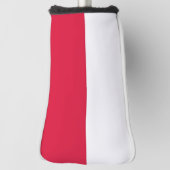 Golf Putter Abdeckung mit Flagge Polens Headcover (Rotieren 90)