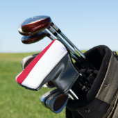 Golf Putter Abdeckung mit Flagge Polens Headcover (In Situ)