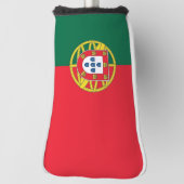 Golf Putter Abdeckung mit Flagge Portugals Golf Headcover (Rotieren 90)