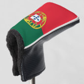 Golf Putter Abdeckung mit Flagge Portugals Headcover (3/4 Vorderseite)