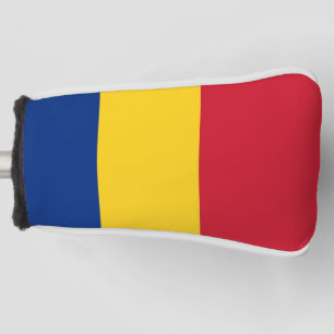 Golf Putter Abdeckung mit Flagge Rumäniens Headcover
