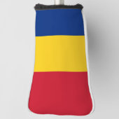 Golf Putter Abdeckung mit Flagge Rumäniens Headcover (Rotieren 90)