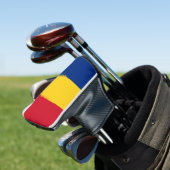 Golf Putter Abdeckung mit Flagge Rumäniens Headcover (In Situ)