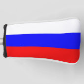 Golf Putter Abdeckung mit Flagge Russlands Golf Headcover (Vorderseite)