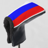 Golf Putter Abdeckung mit Flagge Russlands Headcover (3/4 Vorderseite)