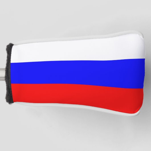 Golf Putter Abdeckung mit Flagge Russlands Headcover (Vorderseite)