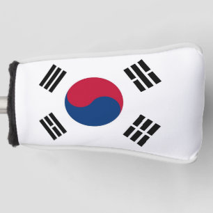 Golf Putter Abdeckung mit Flagge Südkoreas Headcover