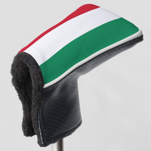 Golf Putter Abdeckung mit Flagge Ungarns Headcover (3/4 Vorderseite)