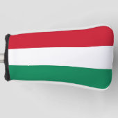 Golf Putter Abdeckung mit Flagge Ungarns Headcover (Vorderseite)
