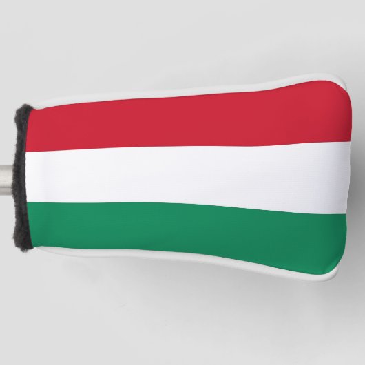 Golf Putter Abdeckung mit Flagge Ungarns Headcover (Vorderseite)