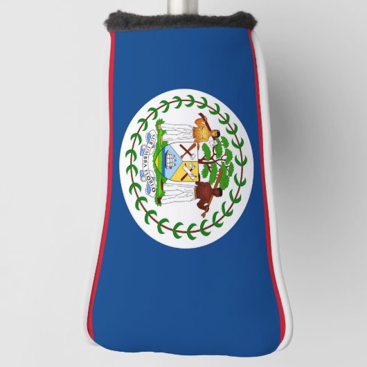 Golf Putter Abdeckung mit Flagge von Belize Golf Headcover (Rotieren 90)