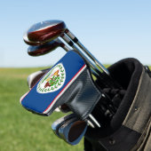 Golf Putter Abdeckung mit Flagge von Belize Headcover (In Situ)