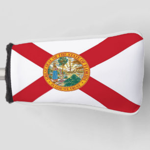 Golf-Putter-Abdeckung mit Flagge von Florida, USA Golf Headcover