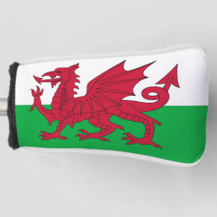Golf-Putter-Abdeckung mit Flagge von Wales, Golf Headcover