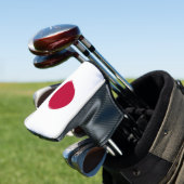Golf Putter Abdeckung mit japanischer Flagge Headcover (In Situ)