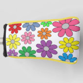 Golf Putter Cover - Crazy Daisies! Golf Headcover (Vorderseite)