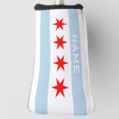 Golf-Putter-Cover der Chicagoer Flagge mit individ Golf Headcover (Rotieren 90)