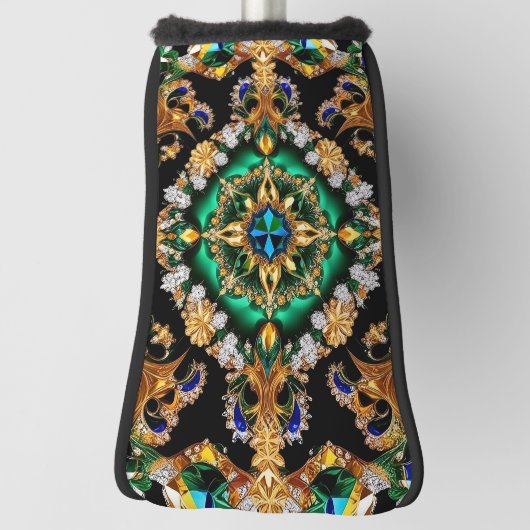 Golf Putter Cover mit brasilianischem Farbdesign Golf Headcover (Rotieren 90)