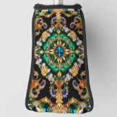 Golf Putter Cover mit brasilianischem Farbdesign Headcover (Rotieren 90)