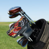 Golf Putter Cover mit deutschem Farbdesign Headcover (In Situ)