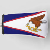 Golf Putter Cover mit Flag American Samoa Headcover (Vorderseite)