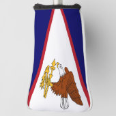 Golf Putter Cover mit Flag American Samoa Headcover (Rotieren 90)