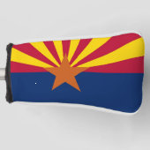 Golf Putter Cover mit Flag Arizona, USA Golf Headcover (Vorderseite)