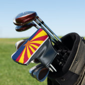 Golf Putter Cover mit Flag Arizona, USA Golf Headcover (In Situ)