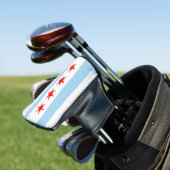 Golf Putter Cover mit Flag Chicago, USA Headcover (In Situ)