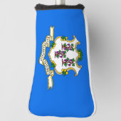 Golf Putter Cover mit Flag Connecticut, USA Headcover (Rotieren 90)