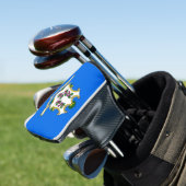 Golf Putter Cover mit Flag Connecticut, USA Headcover (In Situ)