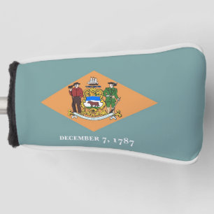 Golf Putter Cover mit Flag Delaware, USA Headcover