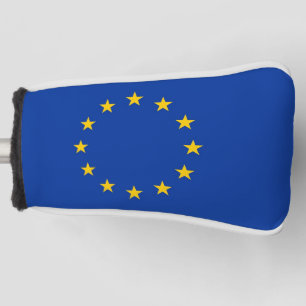 Golf Putter Cover mit Flag Europäische Gewerkschaf Headcover