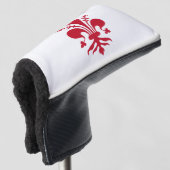 Golf Putter Cover mit Flag Florenz, Italien Golf Headcover (3/4 Vorderseite)