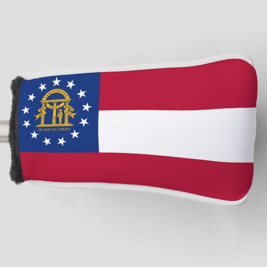 Golf Putter Cover mit Flag Georgia, USA Golf Headcover (Vorderseite)