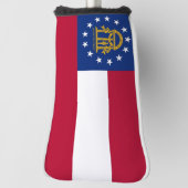 Golf Putter Cover mit Flag Georgia, USA Golf Headcover (Rotieren 90)