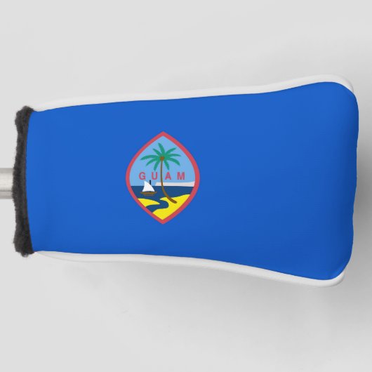 Golf Putter Cover mit Flag Guam, USA Headcover (Vorderseite)