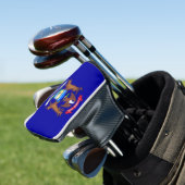 Golf Putter Cover mit Flag Michigan, USA Golf Headcover (In Situ)